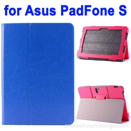 Crazy Horse Texture Flip Stand Leather Case for Asus PadFone S Case 9 inch